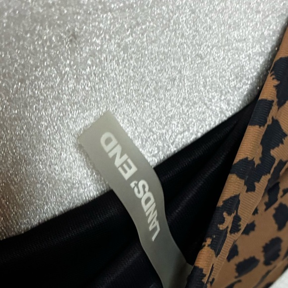 NWT Lands End Womens Square Neck Halter Tie Back Tankini Top - Picture 6 of 7